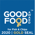 Good Food Award Winner for Fish and Chips Decal 2020 GIF